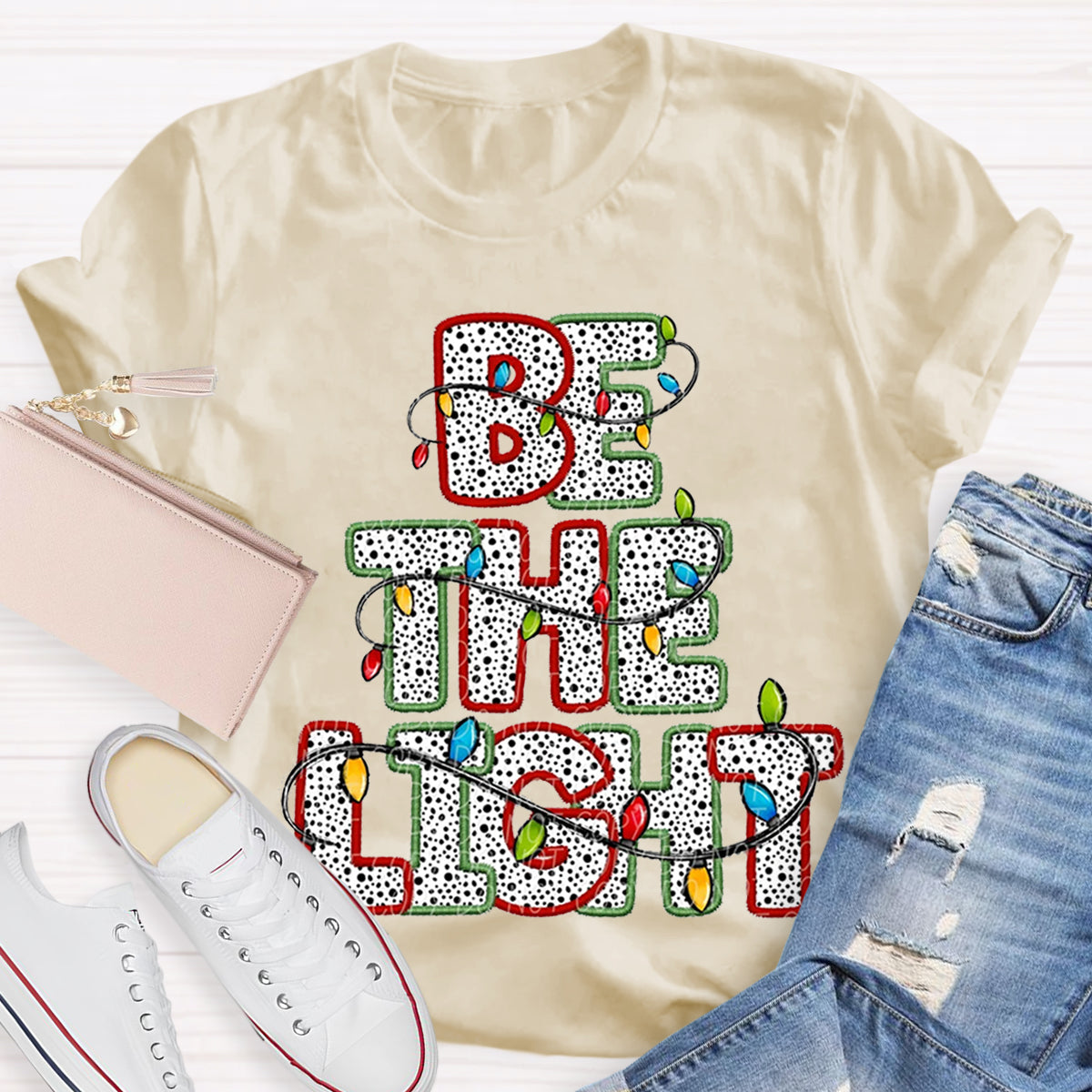 Be The Light Teacher T-shirt