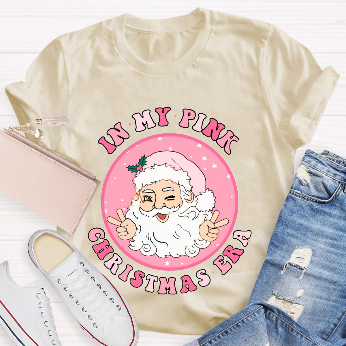 In My Pink Christmas Era T-Shirt