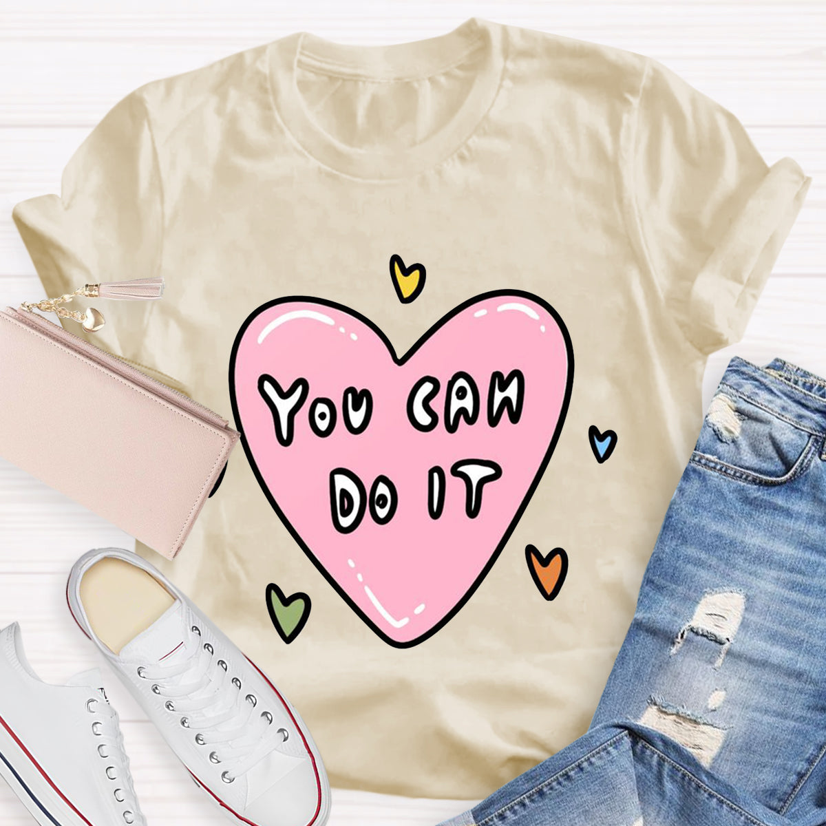 You Can Do It Motivational Language T-Shirt