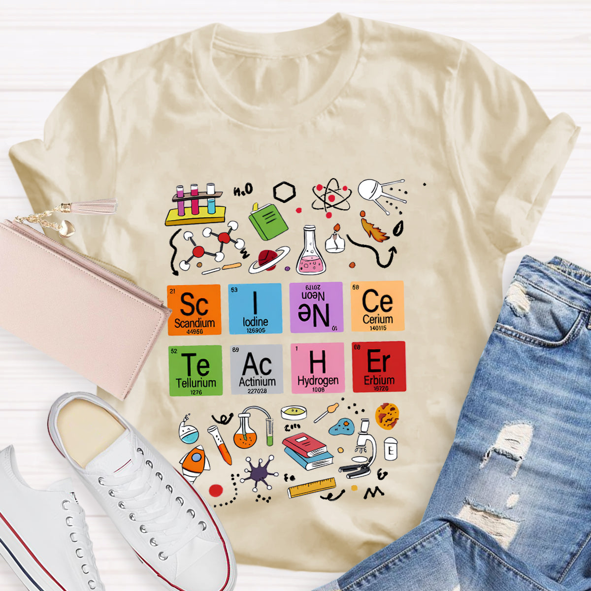 Science Teacher Play With These Equipments T-Shirt