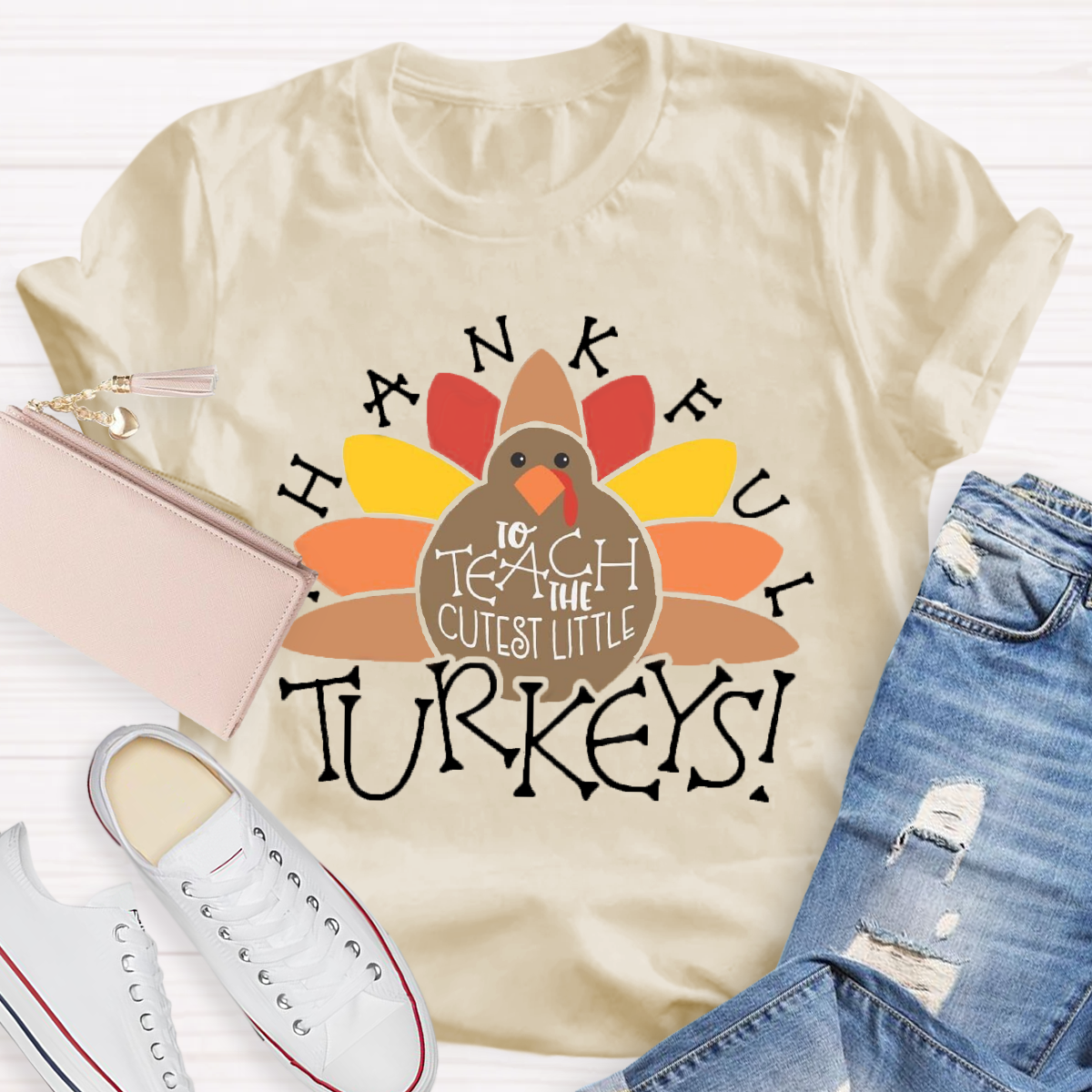 Thankful to Teach the Cutest Little Turkeys T-Shirt