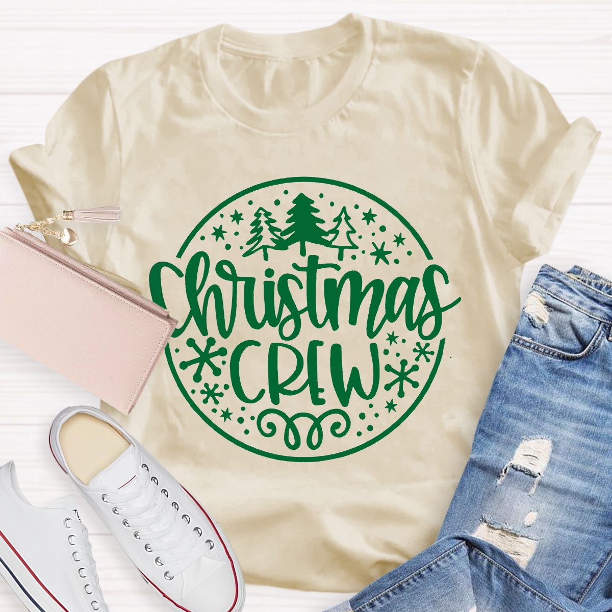 Christmas Crew Teacher T-Shirt