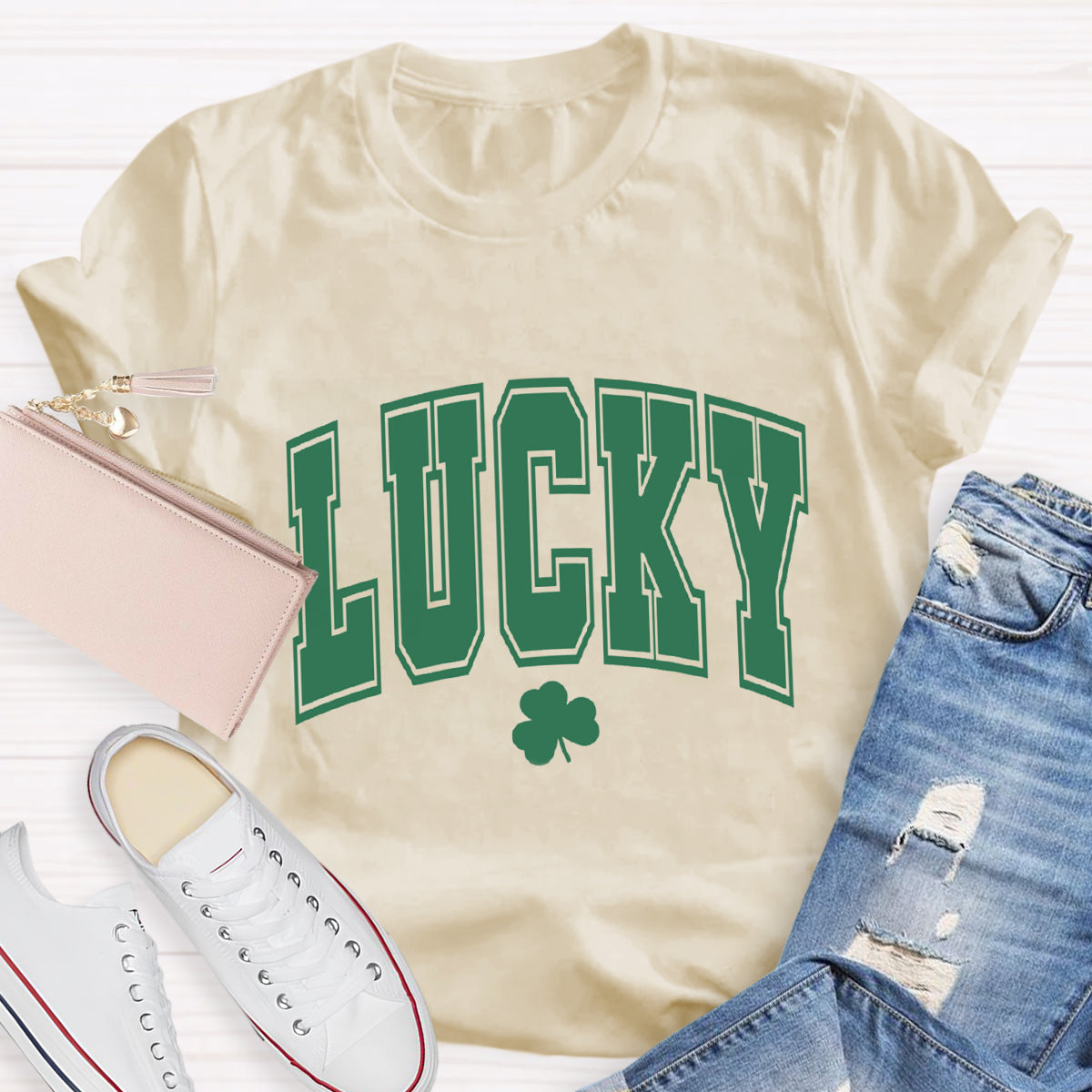 St Patrick's Day Lucky Shamrock T-Shirt