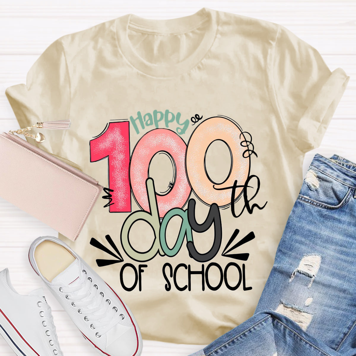 Happy 100th Days Of School T-Shirt