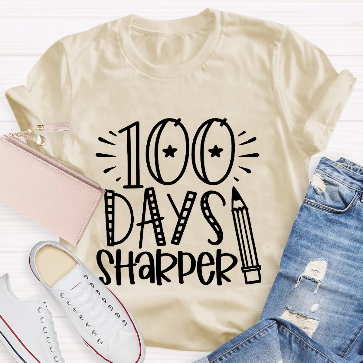 100 Days Sharper Teacher T-Shirt