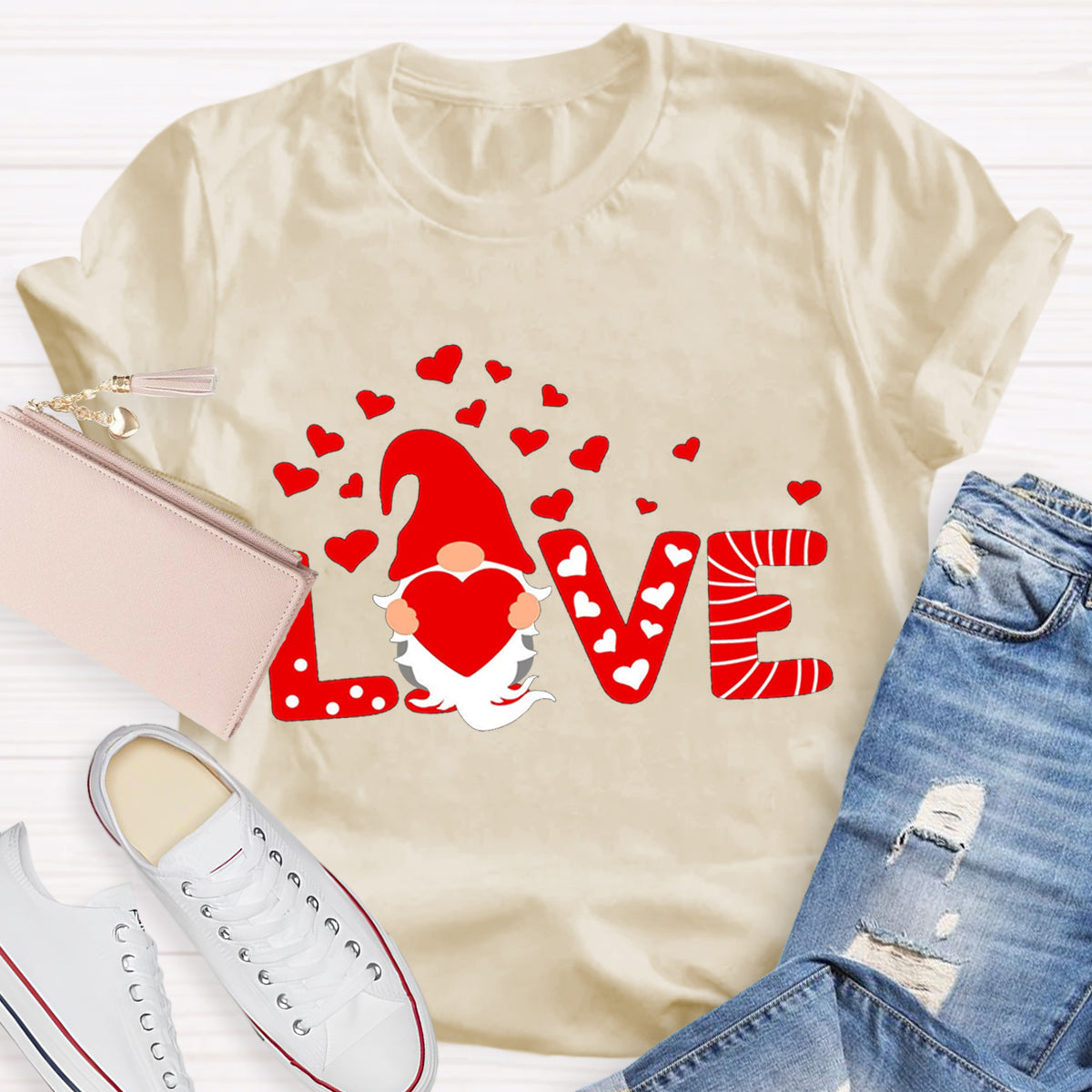 Valentine Love Gnomes T-Shirt