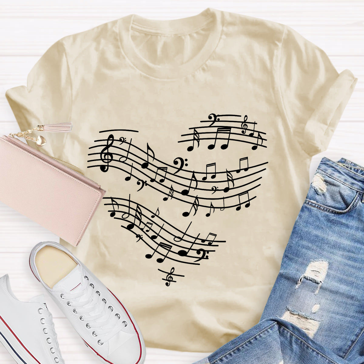 Music Heart Teacher T-Shirt