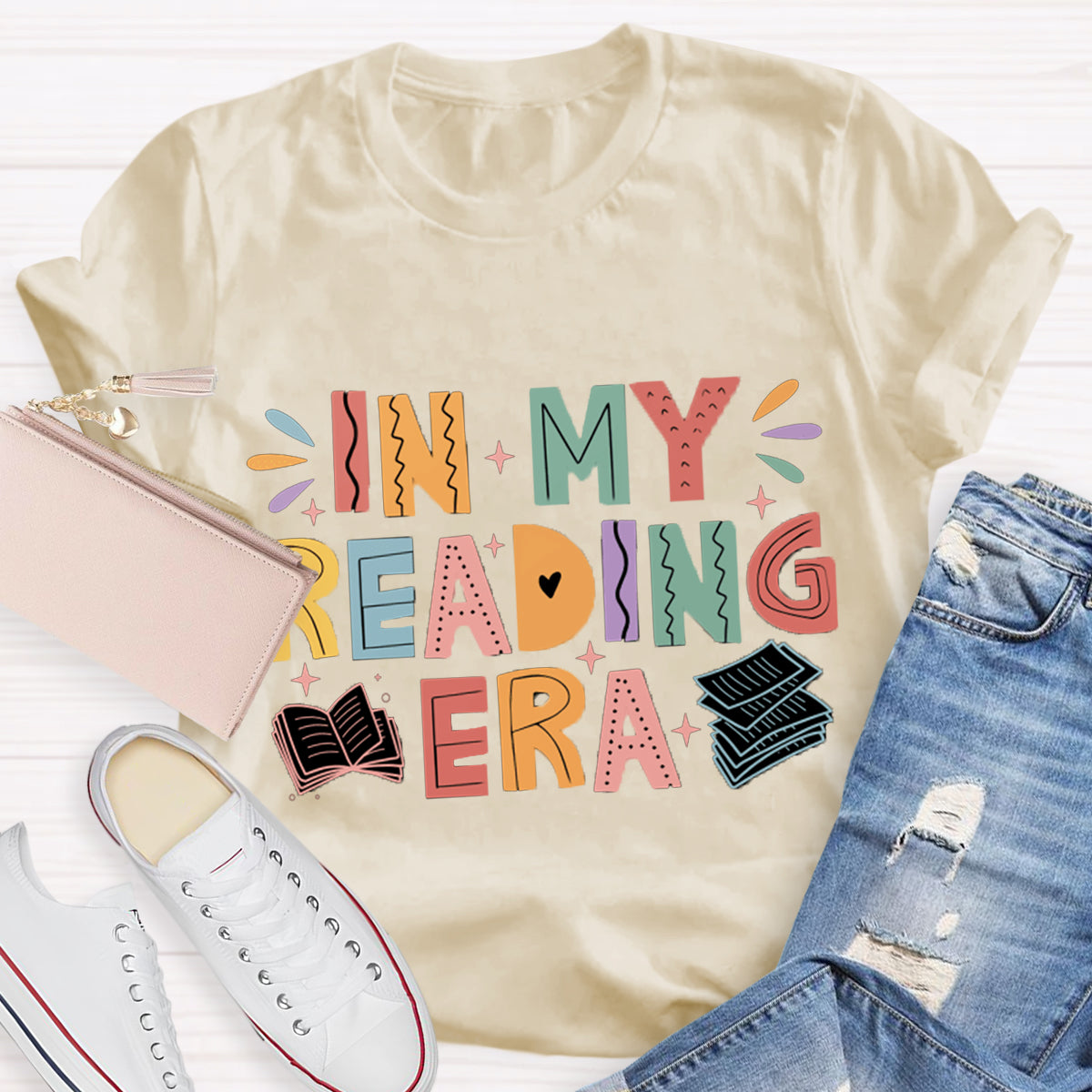 In My Reading Era Teacher T-Shirt