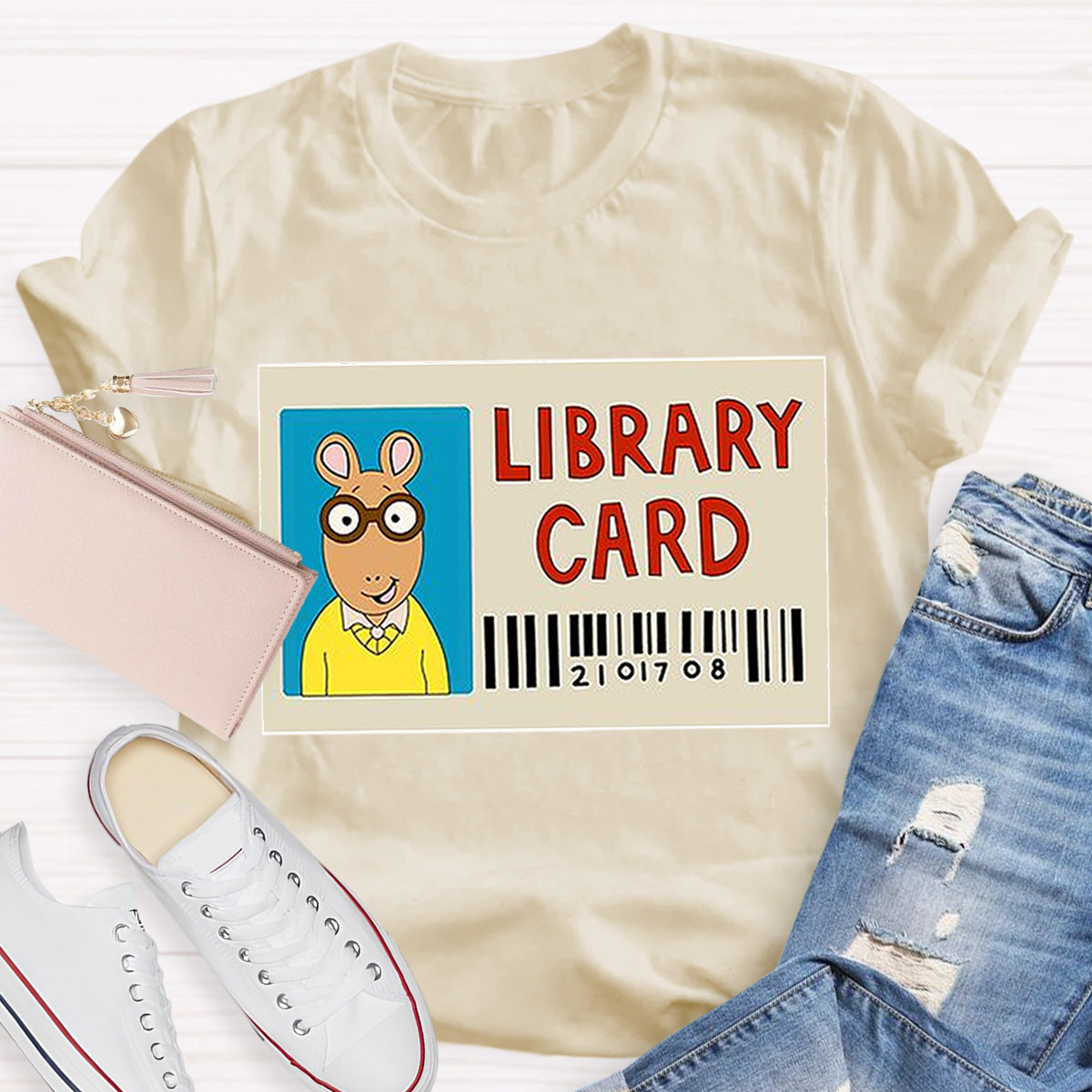 Arthur Library Teacher T-Shirt