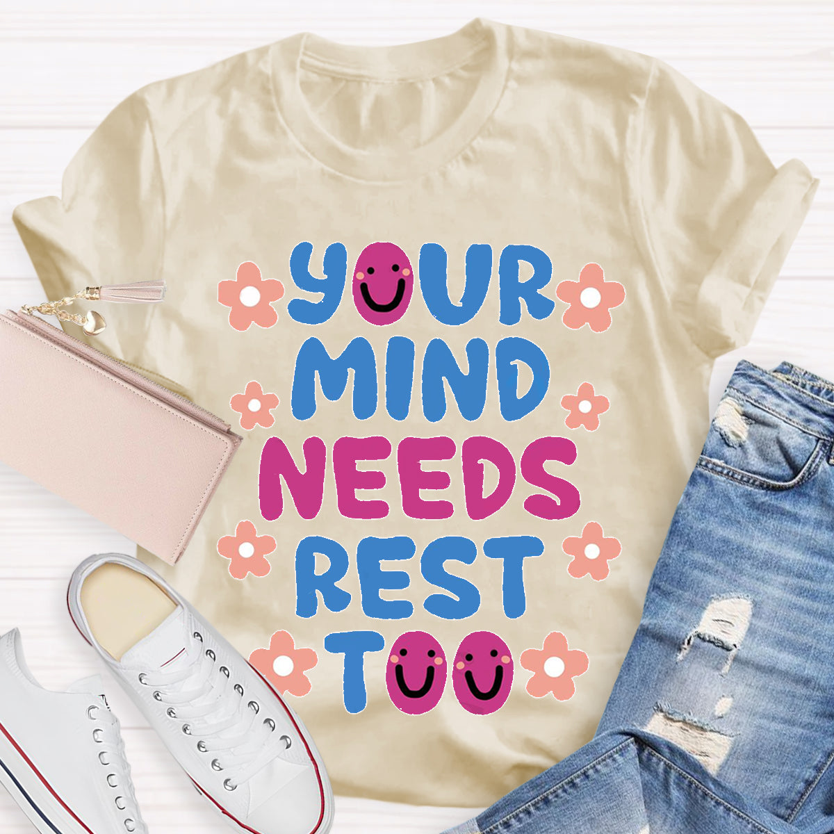 Your MInds Needs Rest Too Teacher T-Shirt