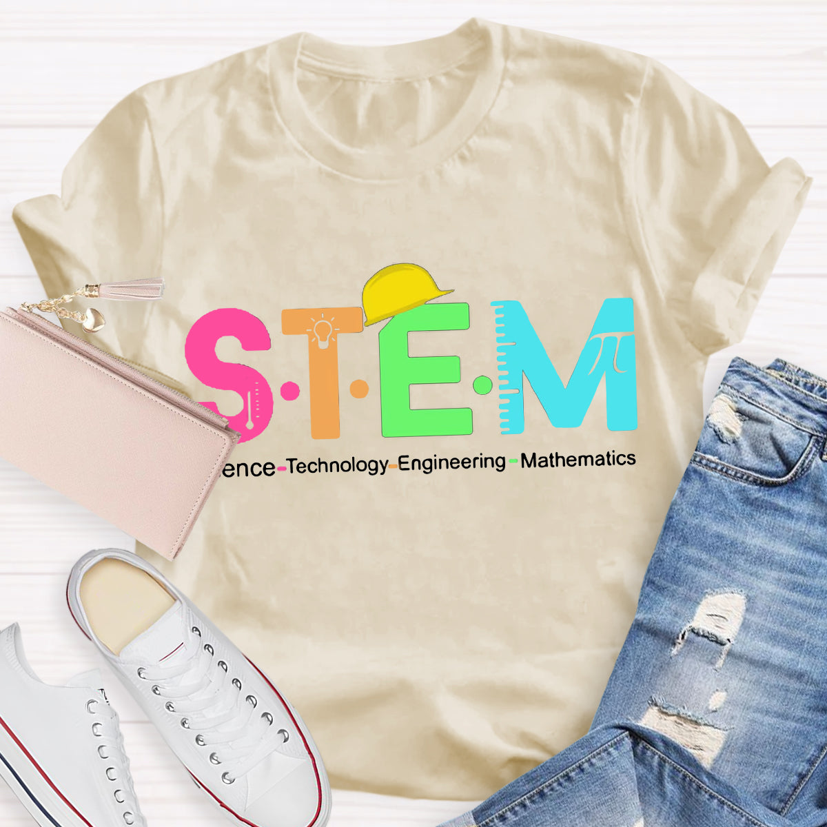 Science Technology Engineering Mathematics Teacher T-Shirt