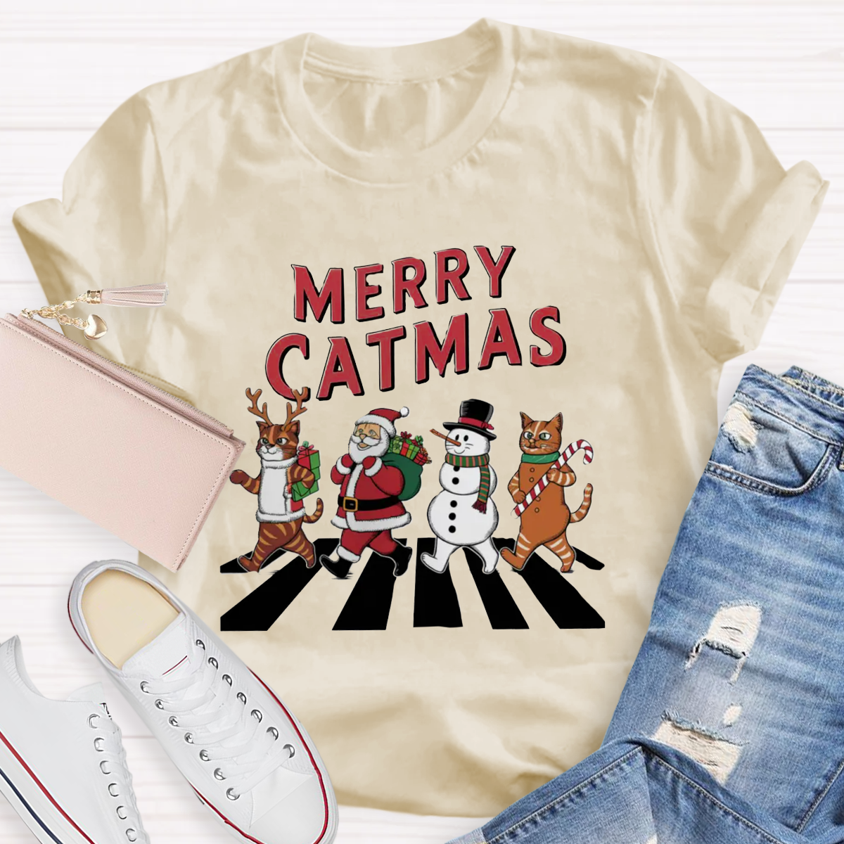 Merry Catmas T-Shirt