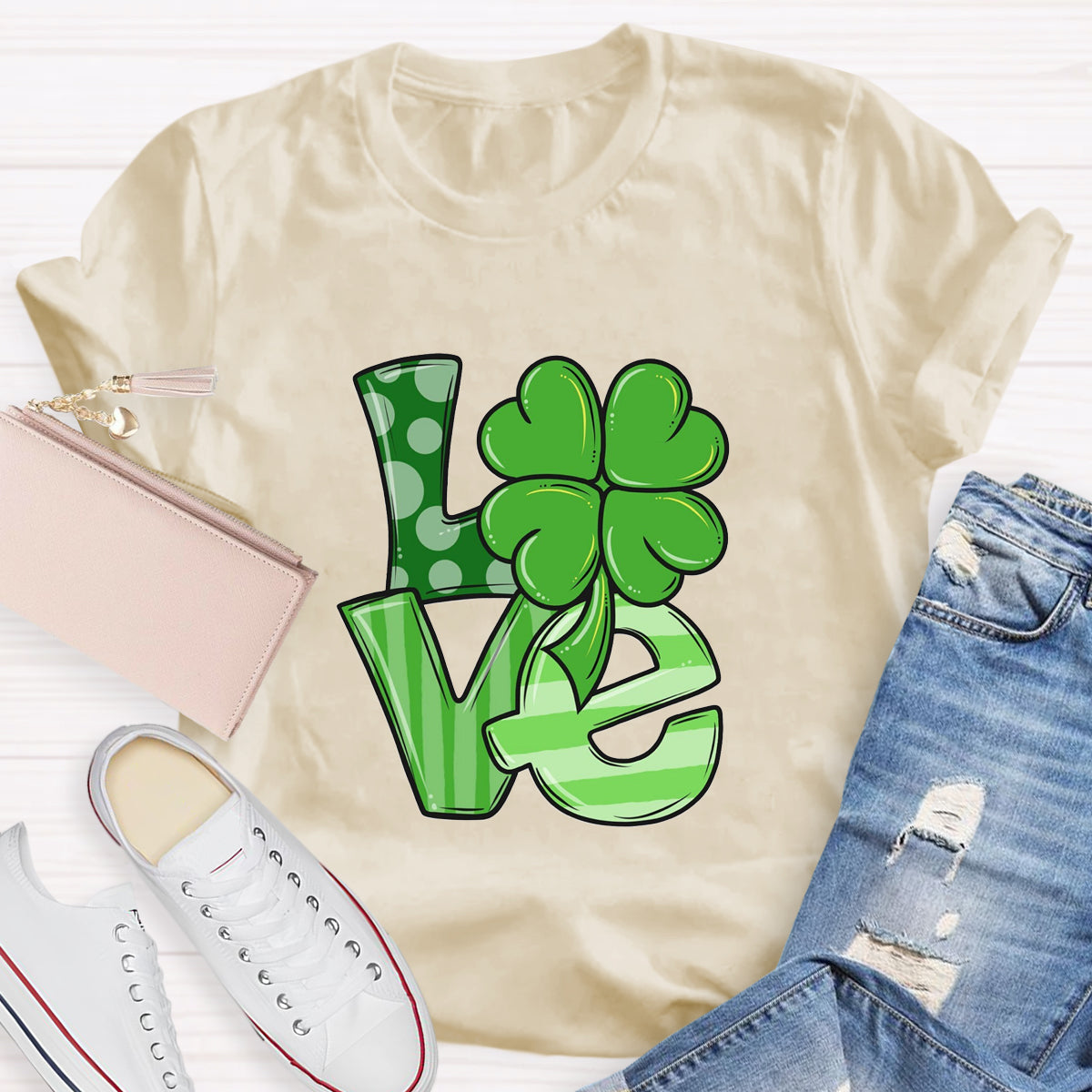 St. Patrick's Day Love Teacher T-Shirt