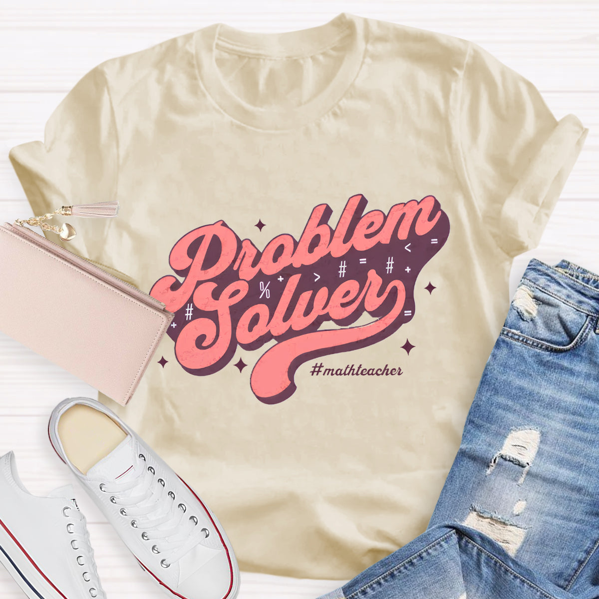 Problem Solver Math Teacher T-Shirt