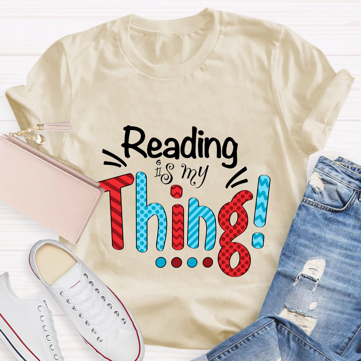 Reading Is My Thing Teacher T-Shirt