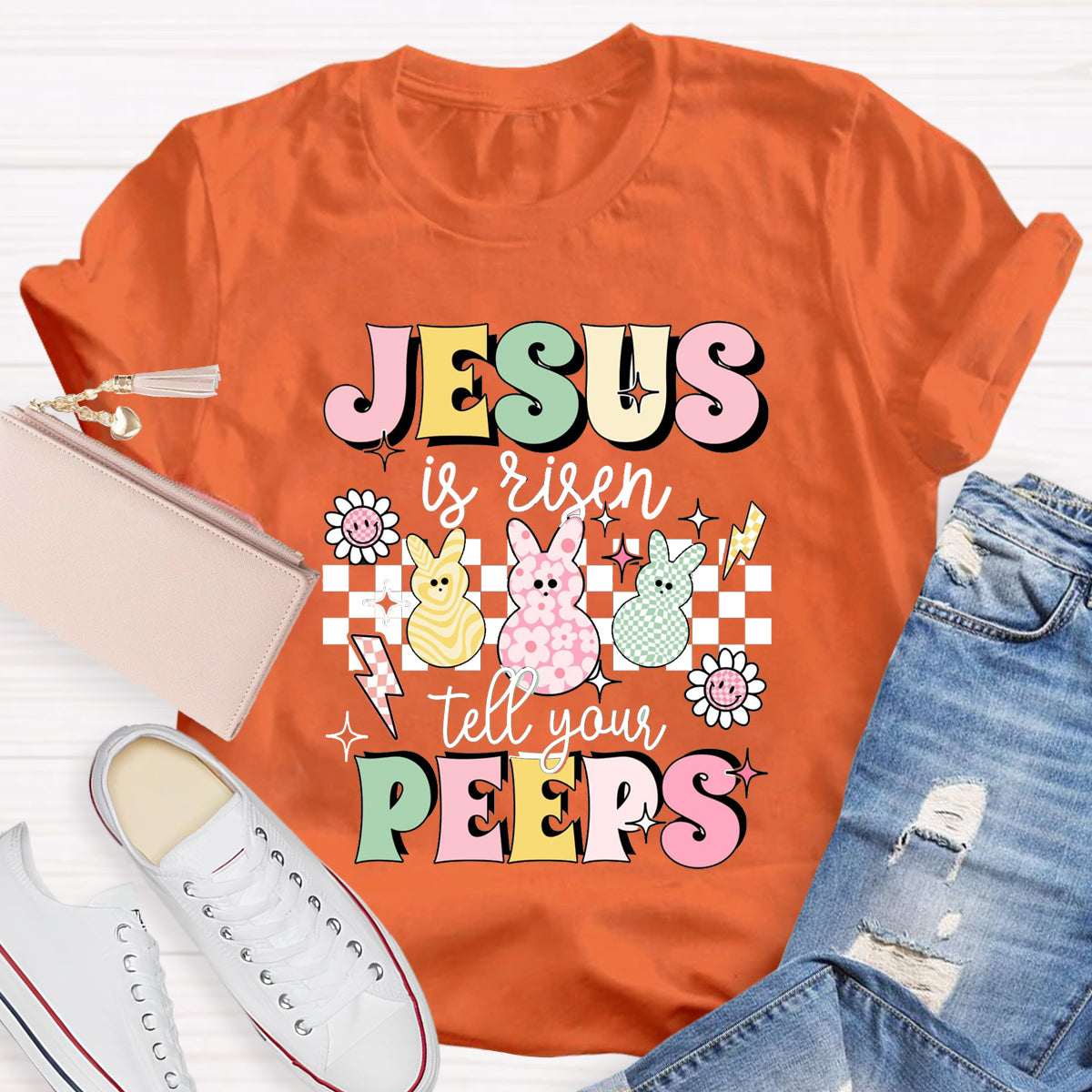 Jesus Is Risen Tell Your Peeps T-Shirt