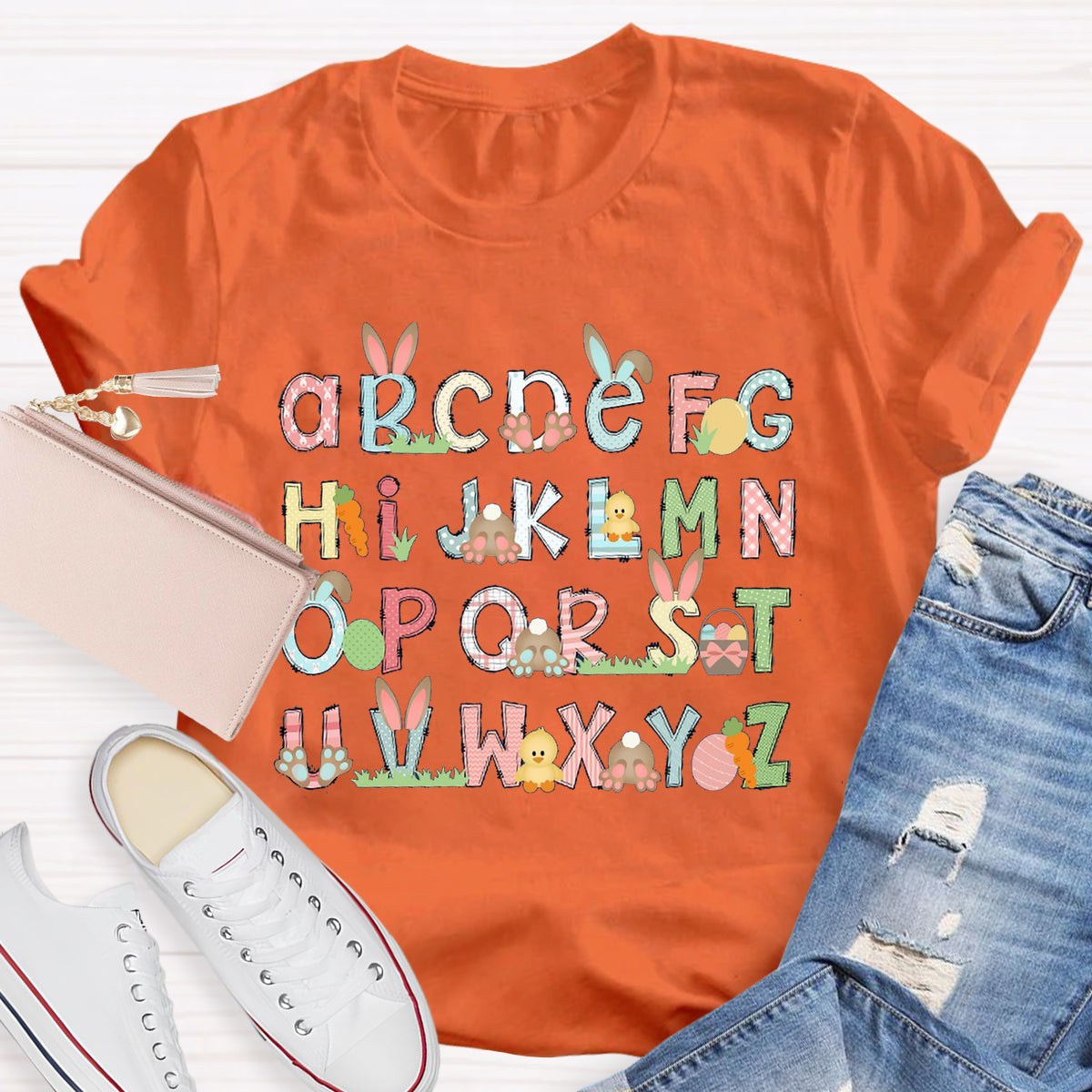 Easter Bunny Alphabet T-Shirt