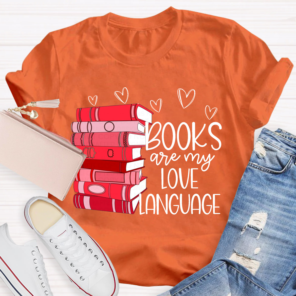 Books Are My Love Language T-Shirt