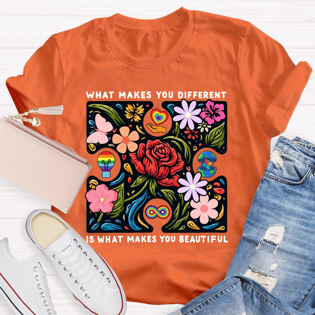 What Makes You Different Is What Make You Beautiful T-Shirt