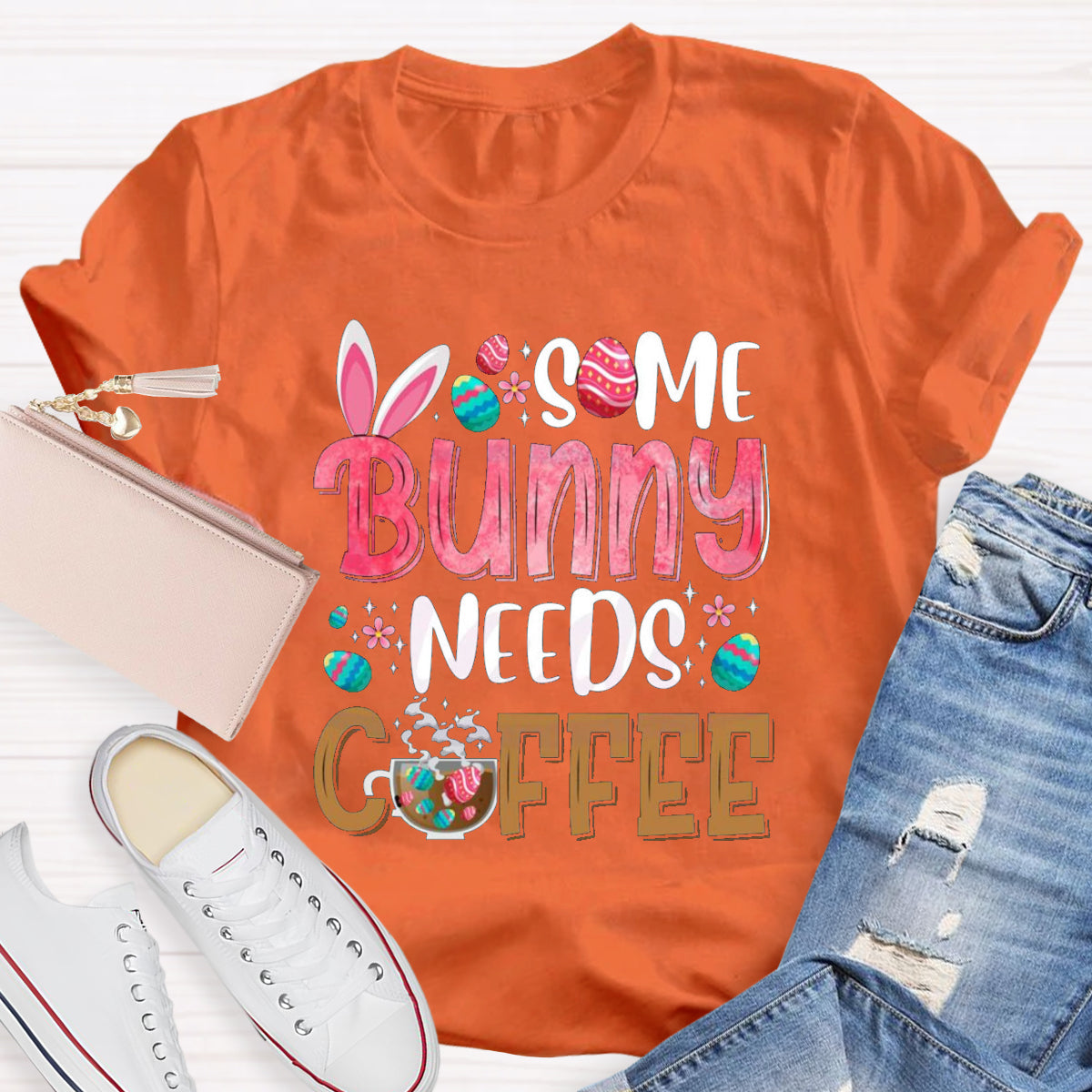 Some Bunny Needs Coffee T-Shirt