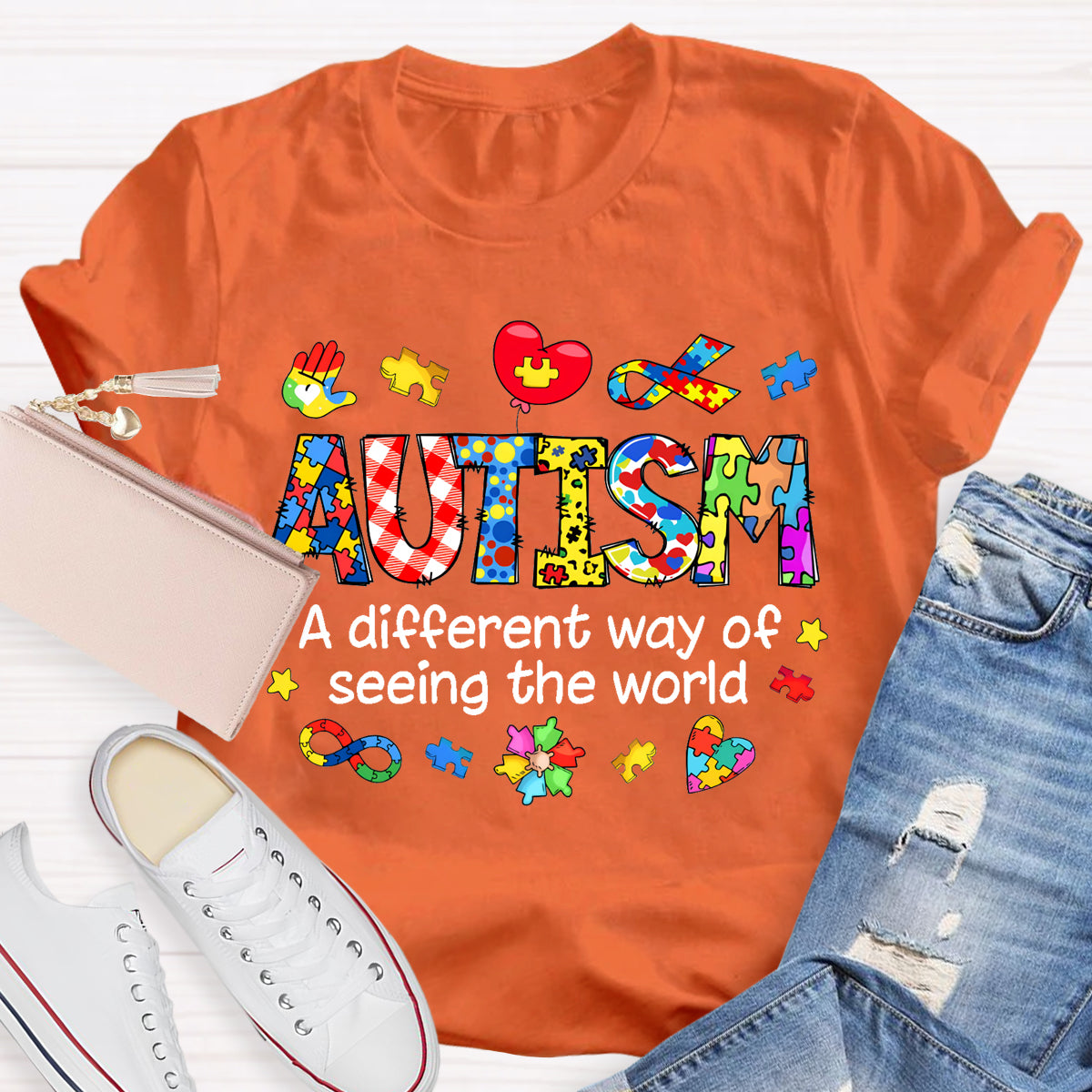 Autism A Different Way Of Seeing The World T-Shirt