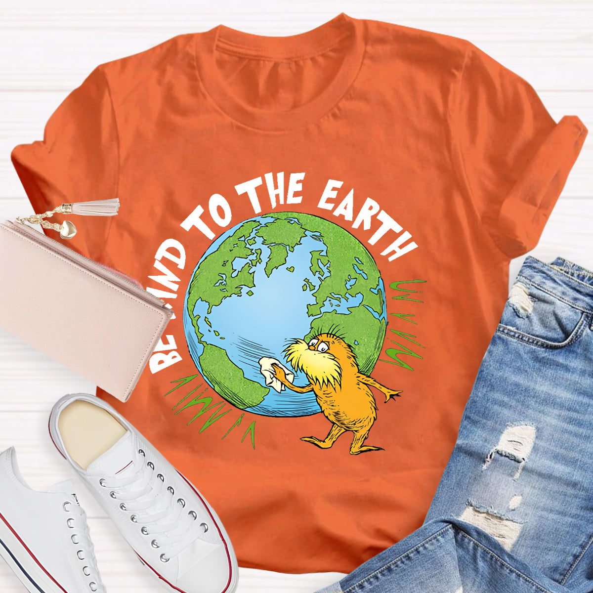 Be Kind To The Earth Teacher T-Shirt