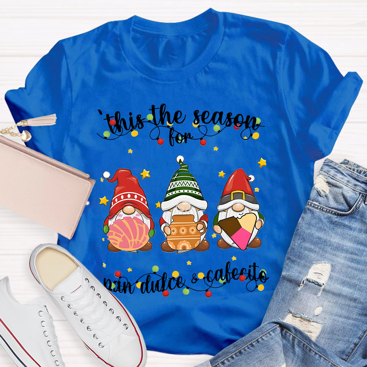 This The Season For Pan Dulce & Cafecito Spanish Christmas T-Shirt