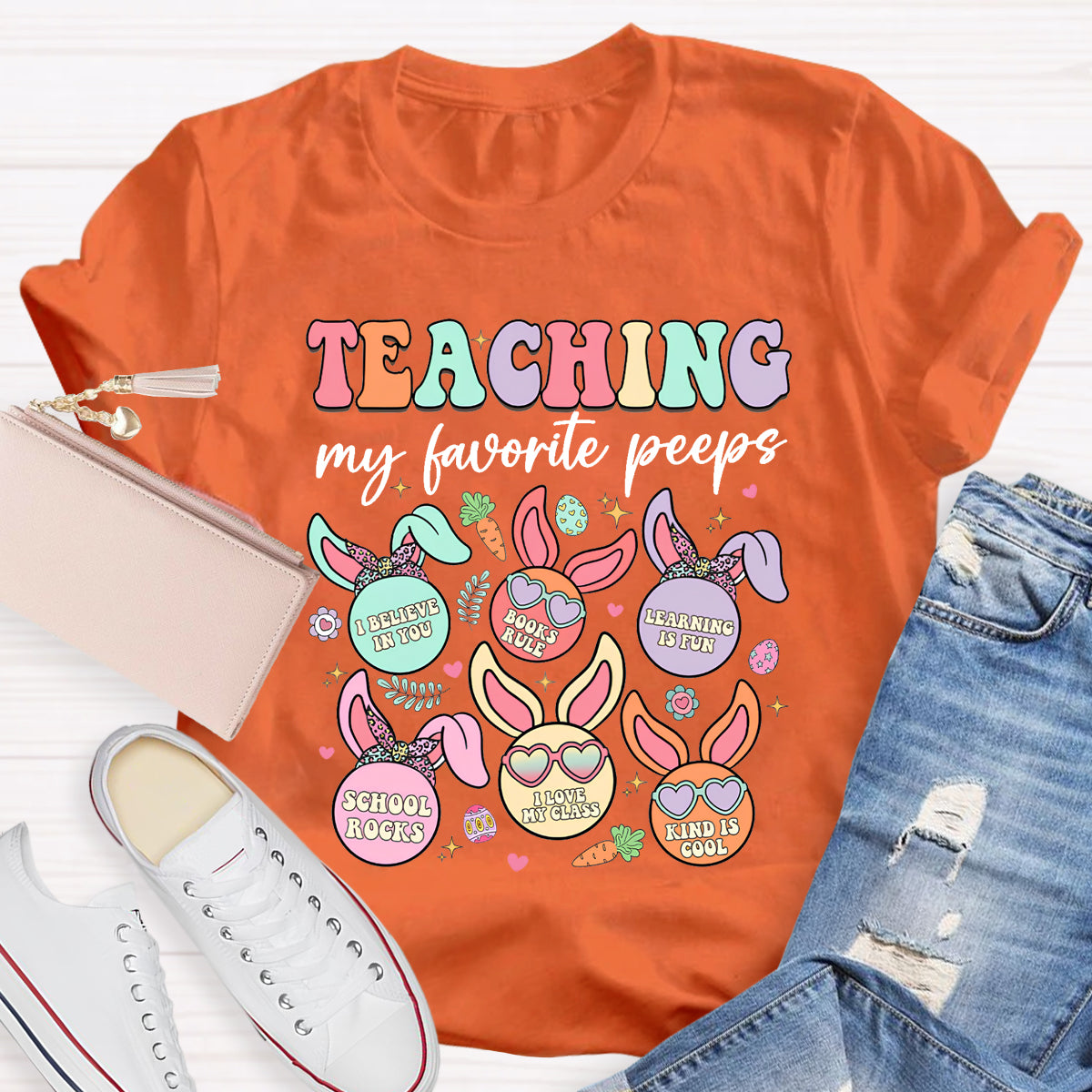 Teaching My Favorite Peeps School Rocks T-Shirt