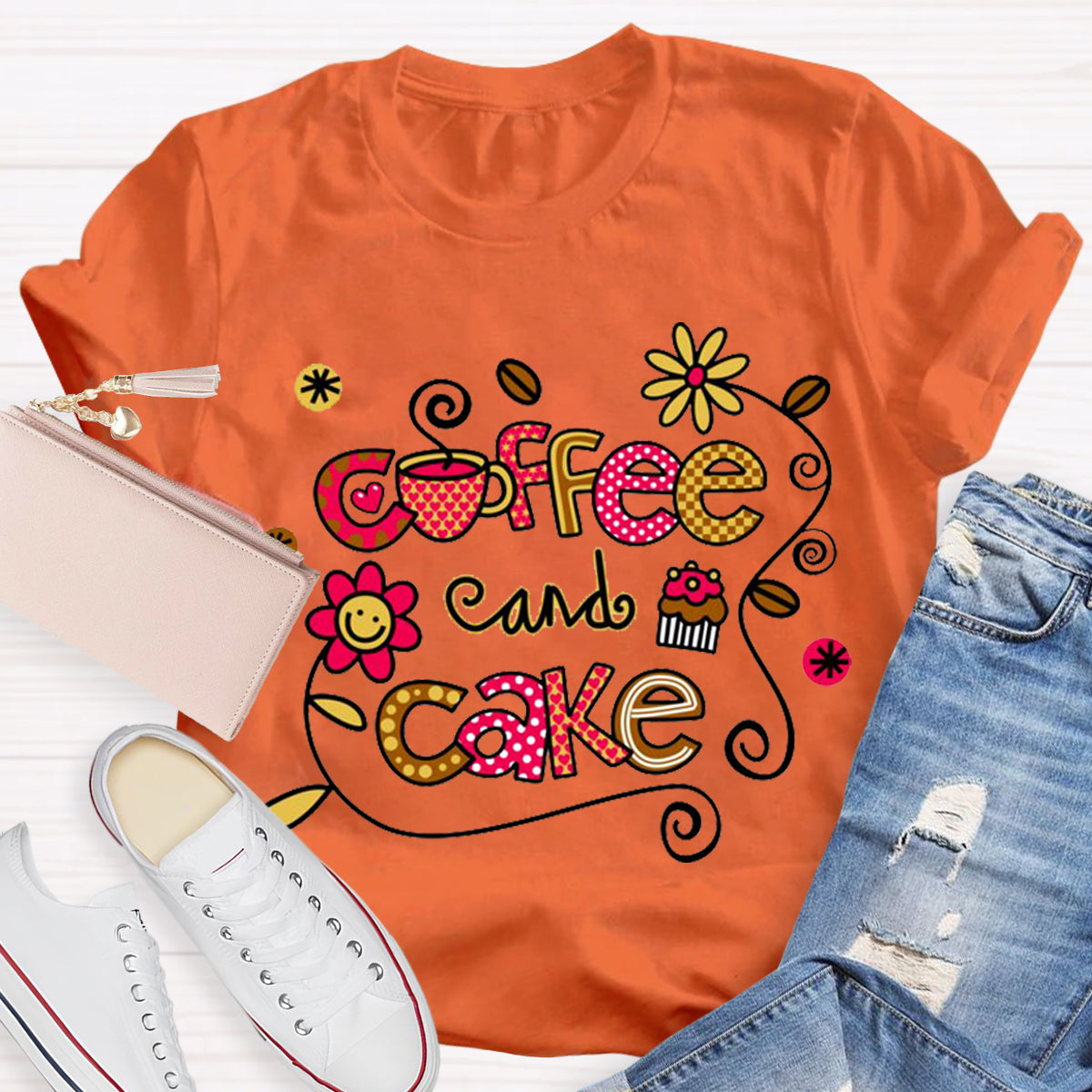 Coffee And Cake Happy Holiday T-Shirt