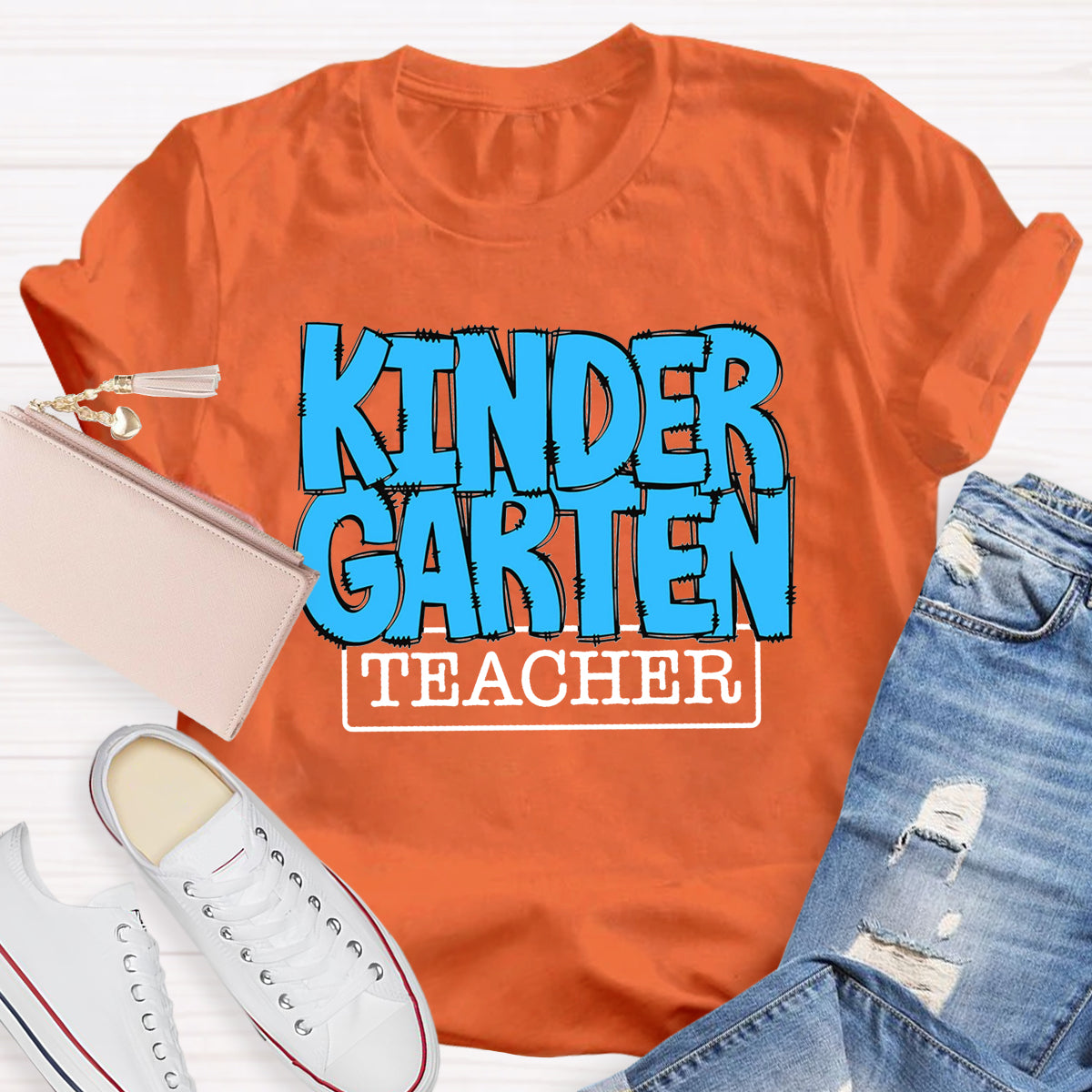 Personalized Grade Blue Printed T-Shirt