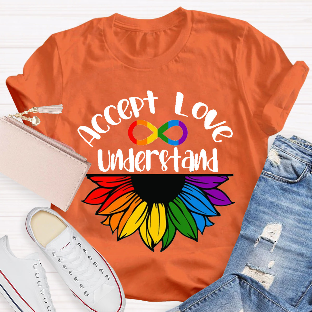 Accept Love Understand Sunflower T-Shirt