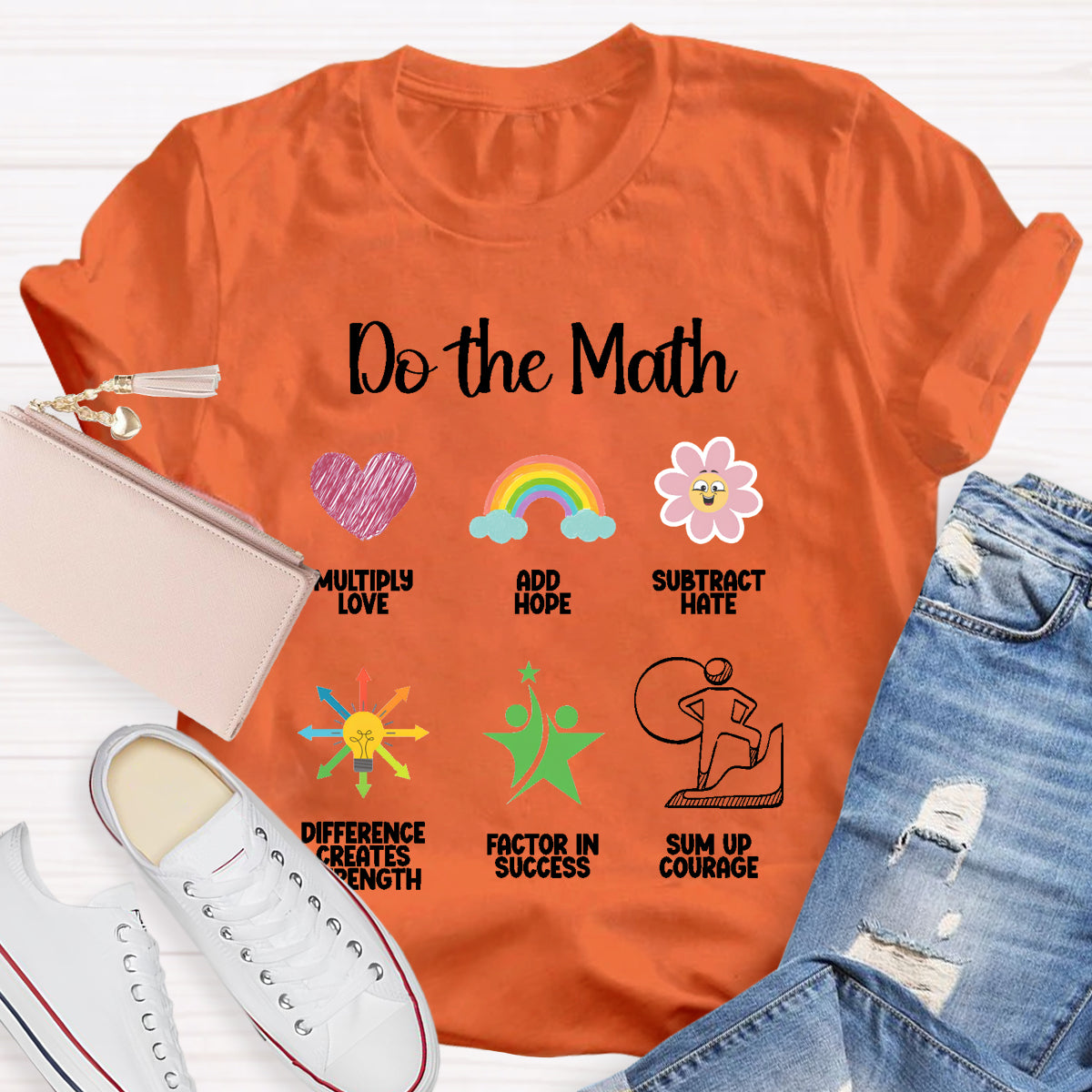 Do The Math Add Hope Math Teacher T-Shirt