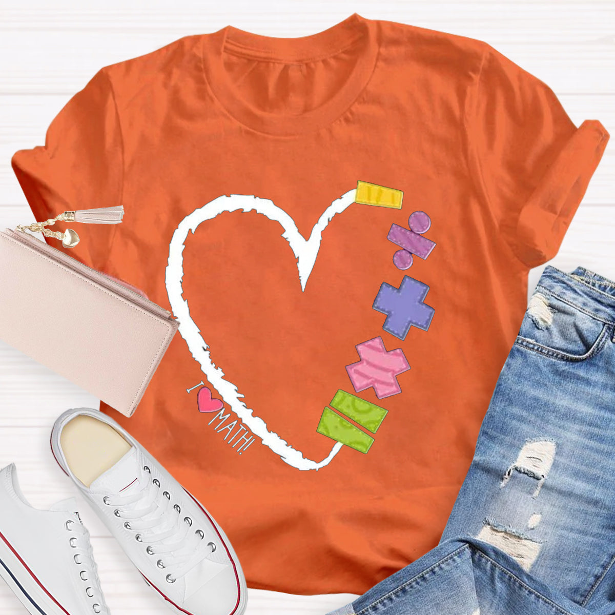 I Love Math Math Teacher T-Shirt