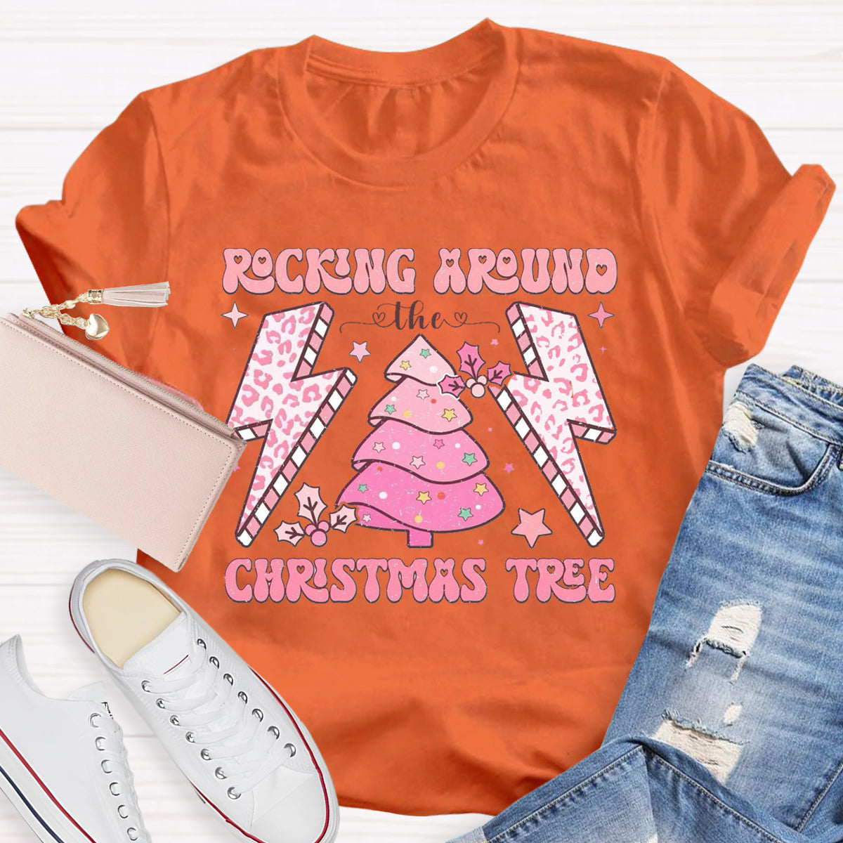 Rock Round The Classroom Tree Teacher T-Shirt