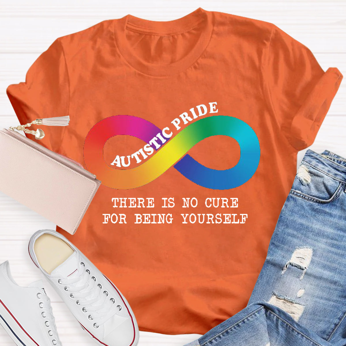 Autistic Pride There Is No Cure For Being Yourself  T-Shirt