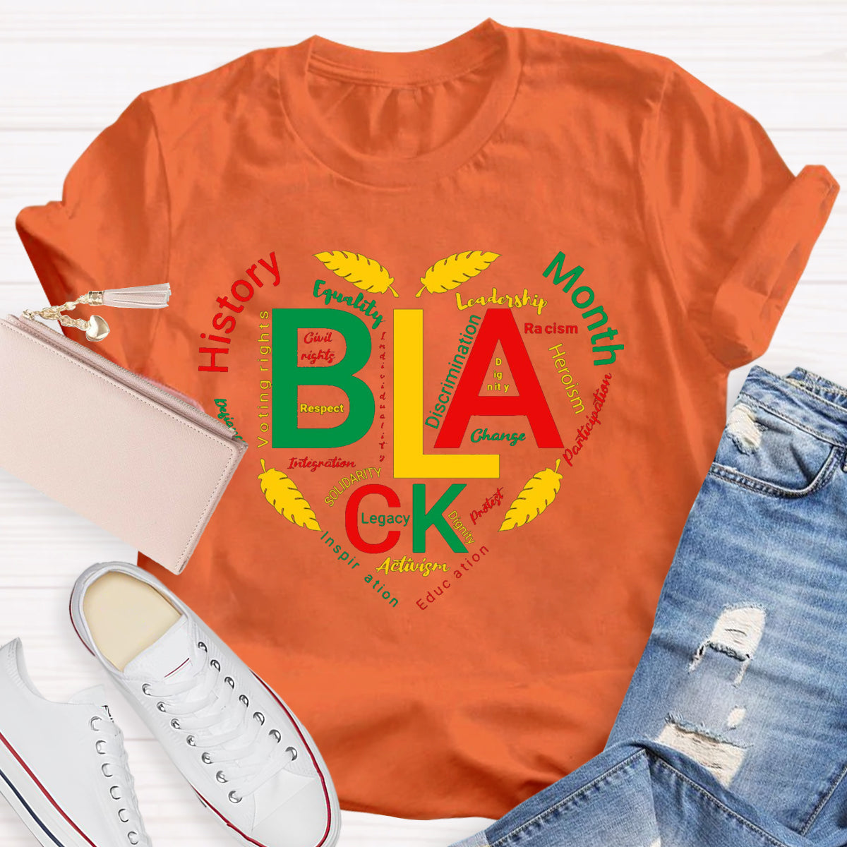 Black History Month Hearth T-Shirt