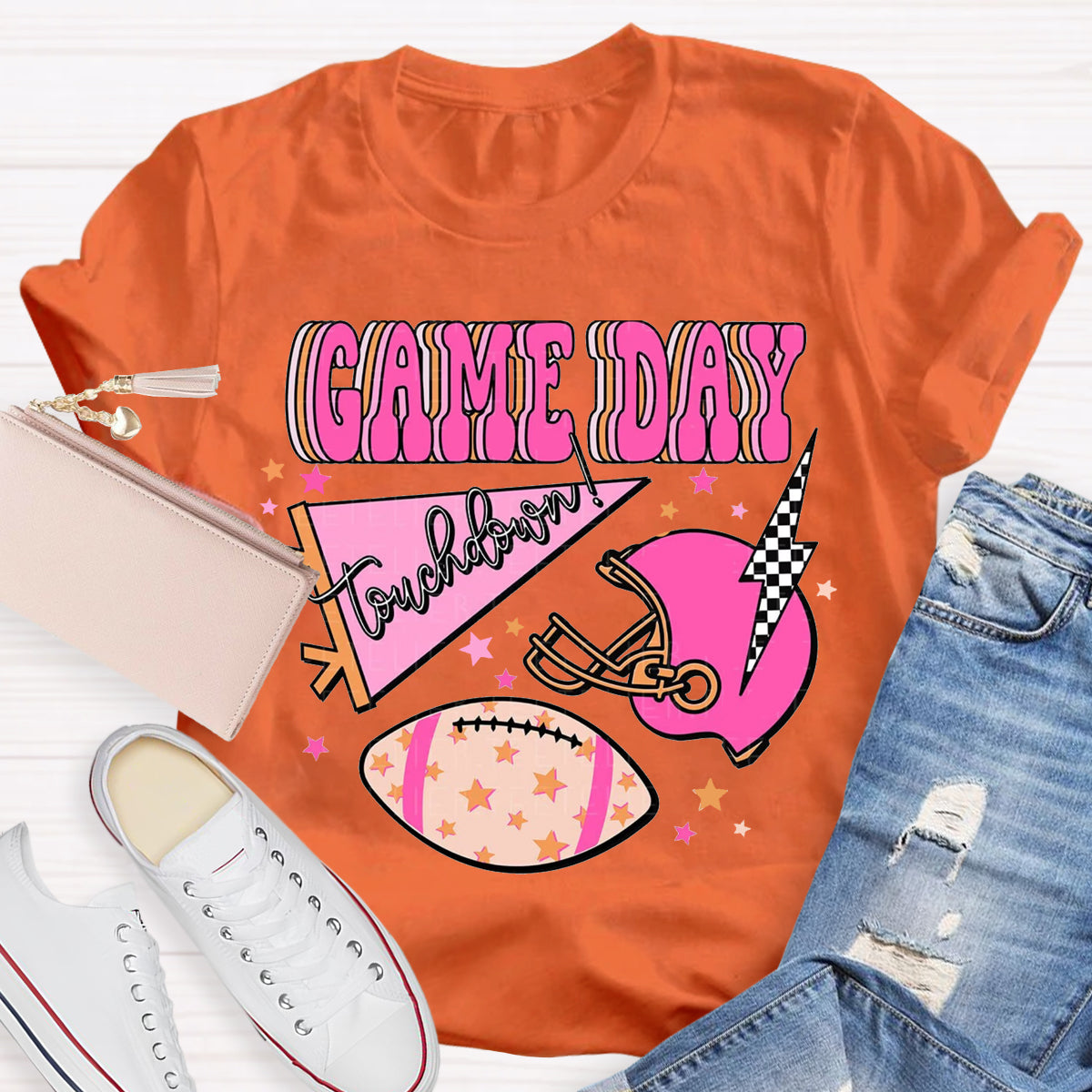 Game Day Football Touchdown Season T-Shirt