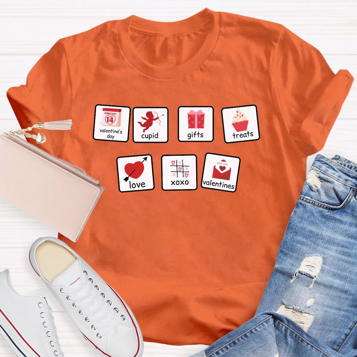 Cupid Gifts Treats Love Valentines SLP Teacher T-Shirt