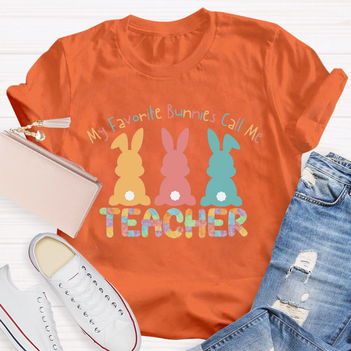 My Favorite Bunnies Call Me Teacher T-Shirt