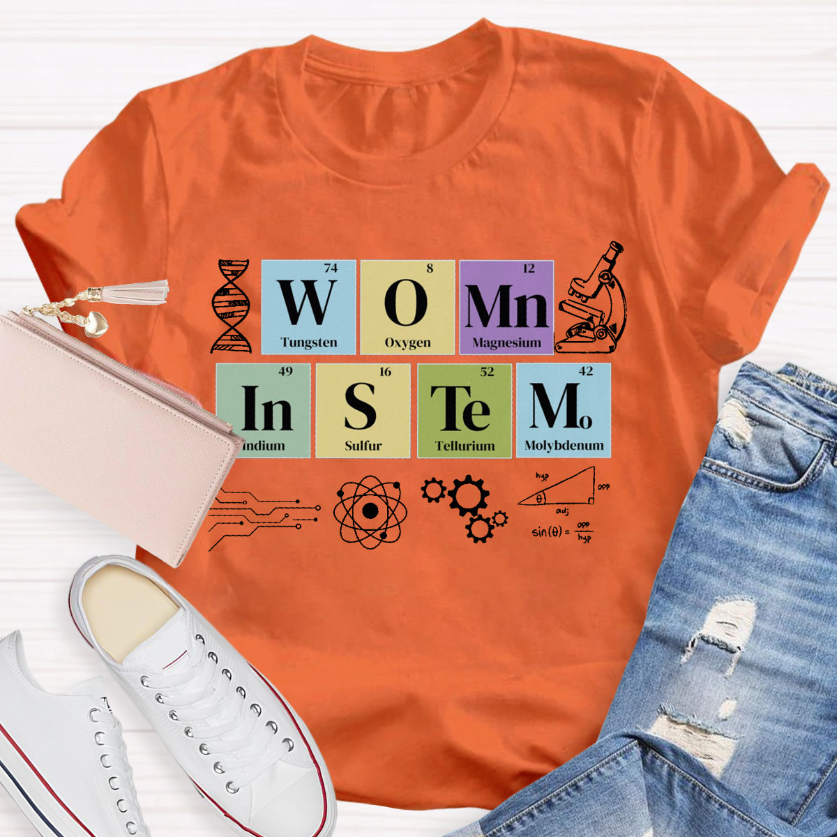 Women In Stem Teacher T-Shirt