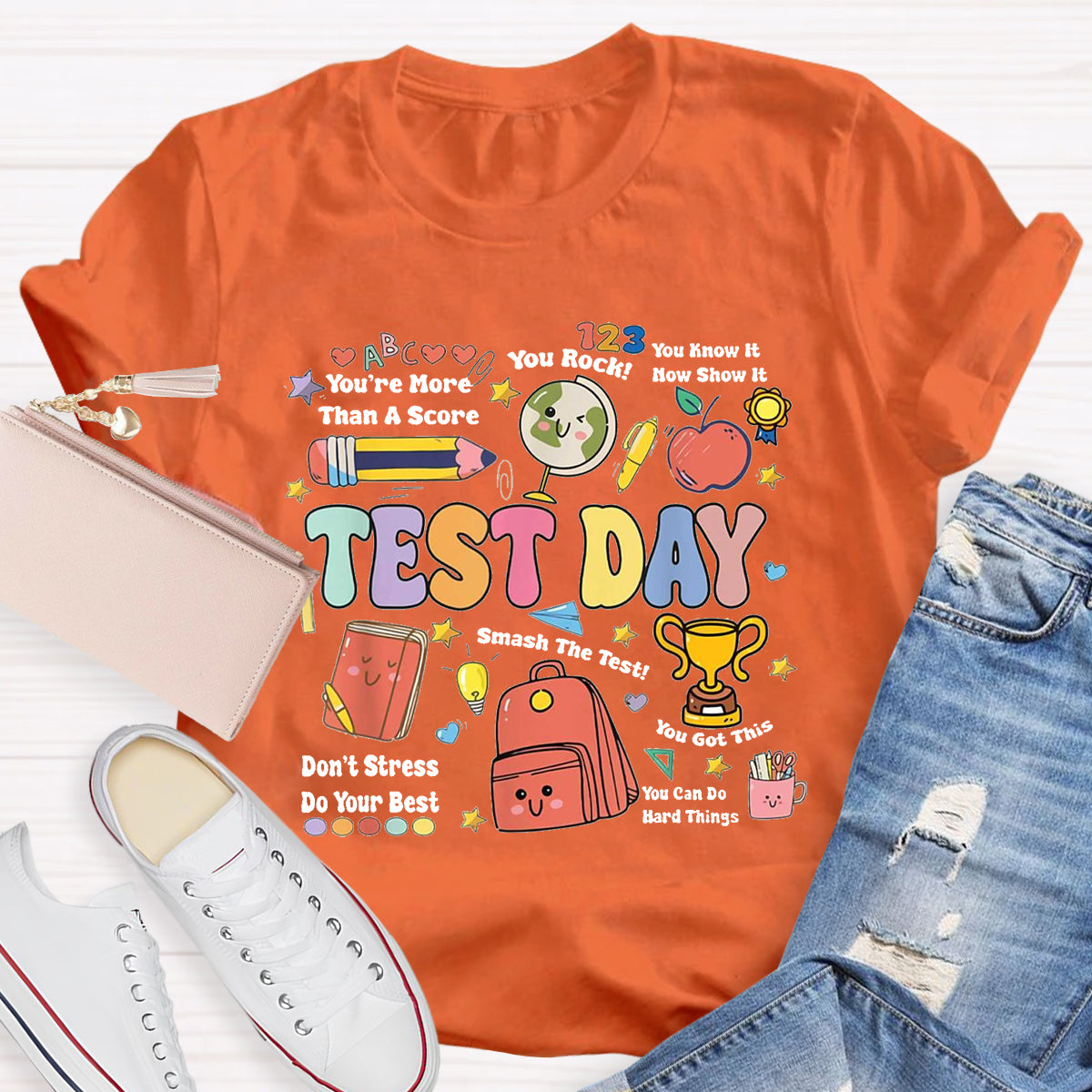 Don't Stress Do Your Best Test Day T-Shirt