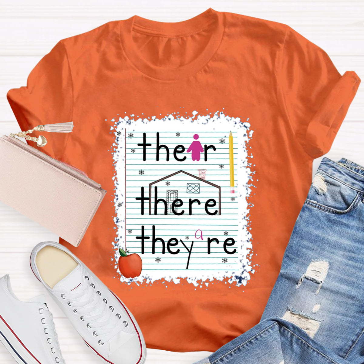 Their There They Are Teacher T-Shirt