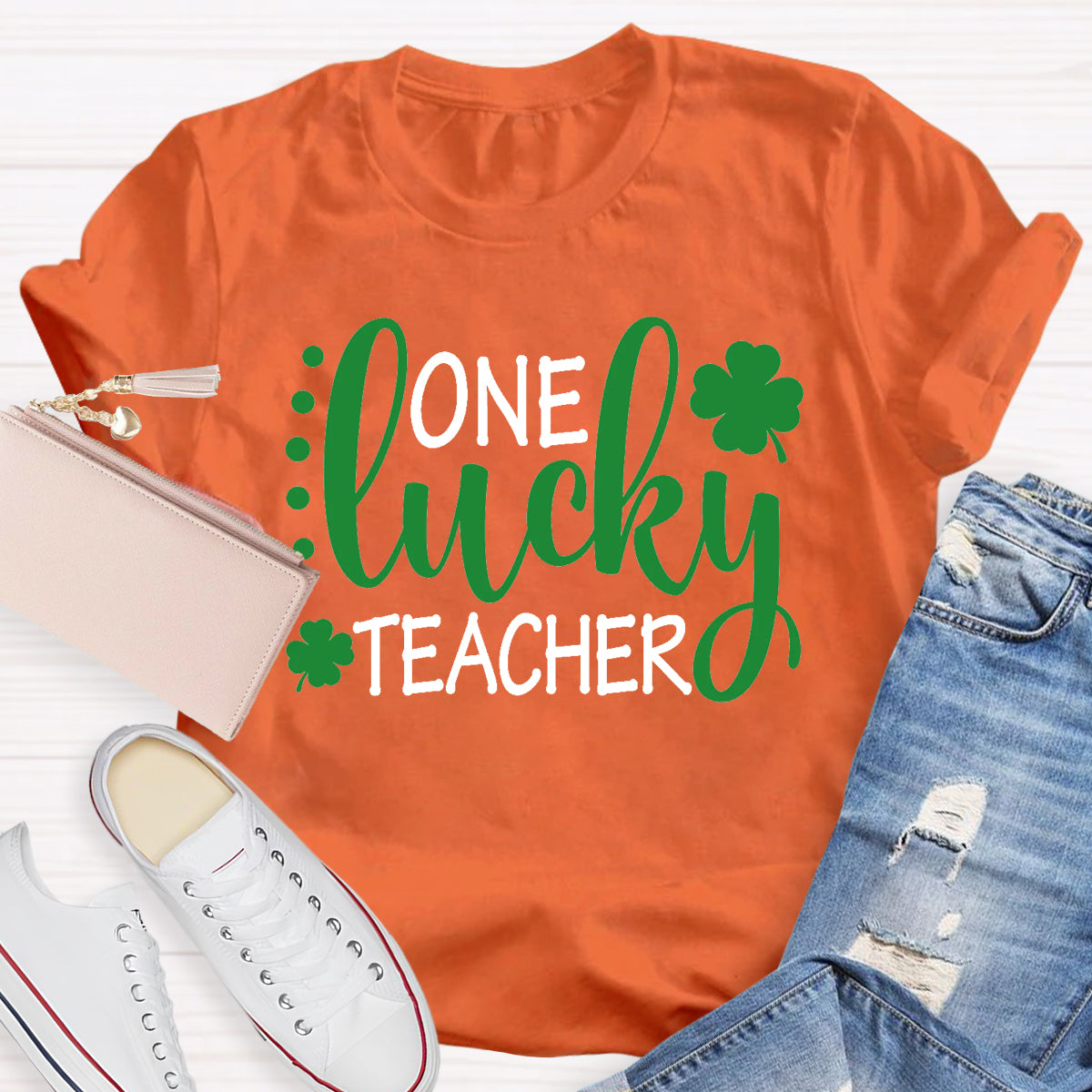 One Lucky Teacher T-Shirt