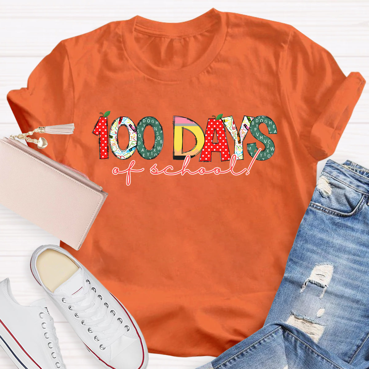 100 Days Of School Teacher T-Shirt