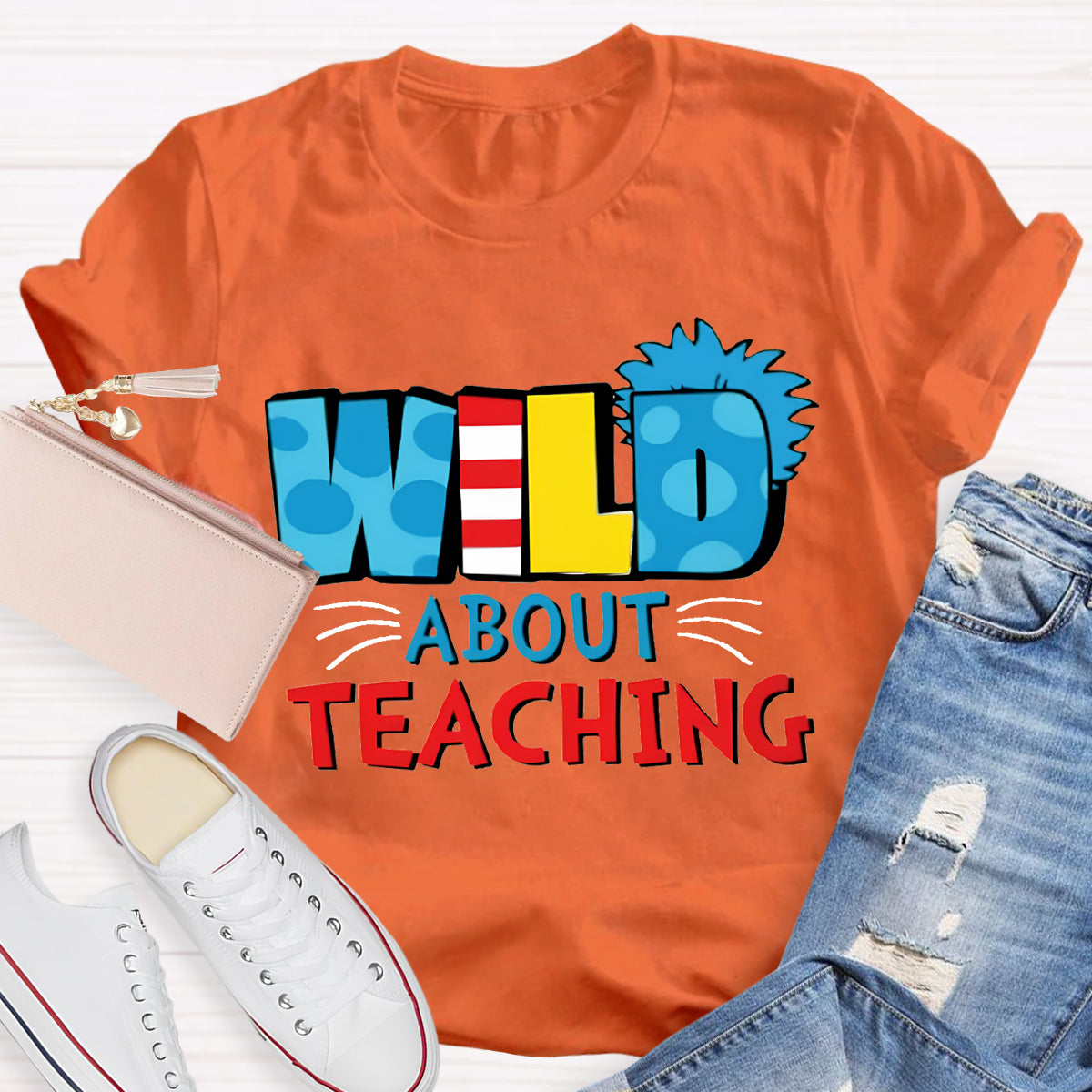 Wild About Teaching Teacher T-Shirt