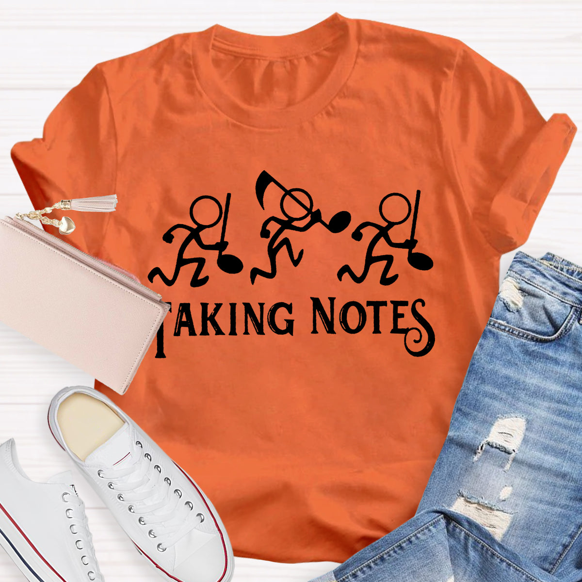 Taking Notes Music Teacher T-Shirt