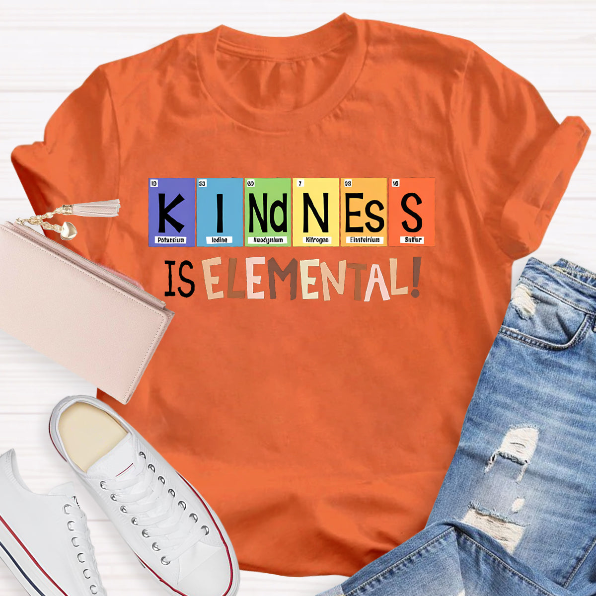 Kindness Is Elemental Teacher T-Shirt