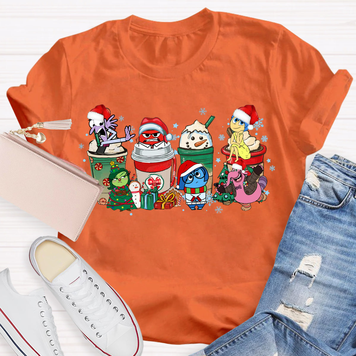 Christmas Coffee With Bright Feels T-Shirt