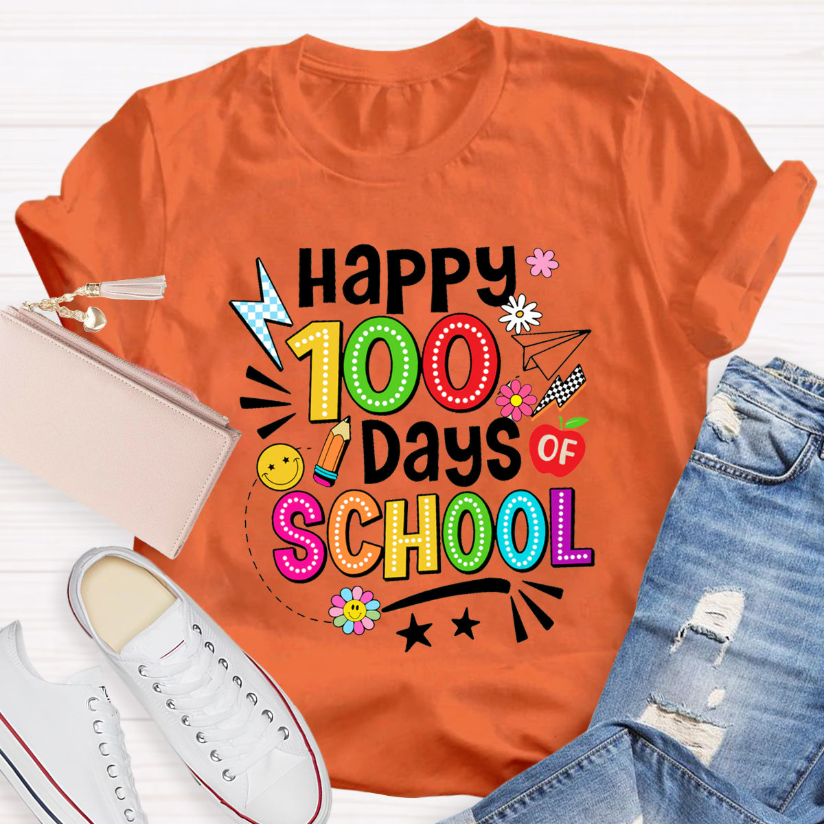 Happy 100 Days Of School T-Shirt