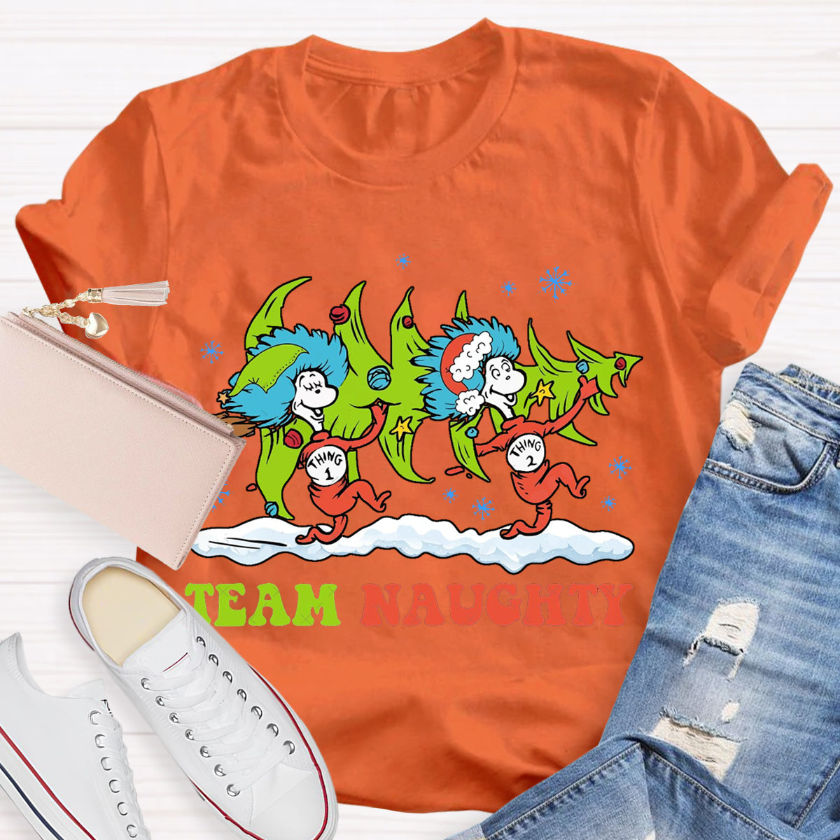 Merry Christmas Team Naughty T-Shirt